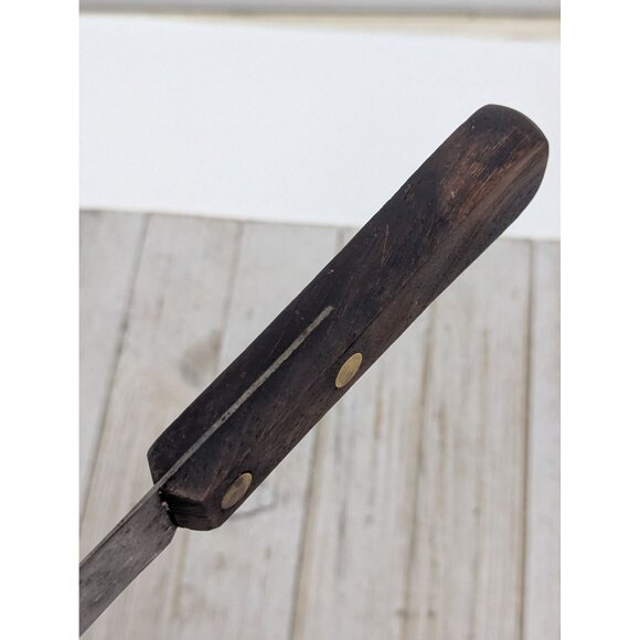 Vintage Cadillac Carbon Steel Butcher Knife 6-3/4" Blade 11-1/2" Long - Picture 13 of 15